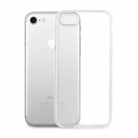COVER MORBIDA PER IPHONE 8 - 7 4,7" ULTRASOFT Stileitaliano®  IN SILICONE TRASPARENTE