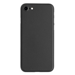 Cover per IPHONE 7 - 8 - SE 2020 serie Soft-Touch Stileitaliano® morbida opaca NERA