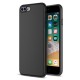 Cover per IPHONE 7 - 8 PLUS serie Soft-Touch Stileitaliano® morbida opaca NERA