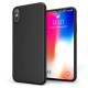 Cover per IPHONE X - XS serie Soft-Touch Stileitaliano® morbida opaca NERA