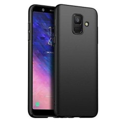 Cover per Samsung J6 2018 J600 serie Soft-Touch Stileitaliano® morbida opaca NERA