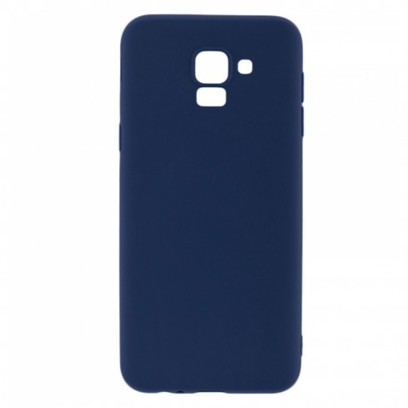 Cover per Samsung J6 2018 J600 serie Soft-Touch Stileitaliano® morbida opaca BLU