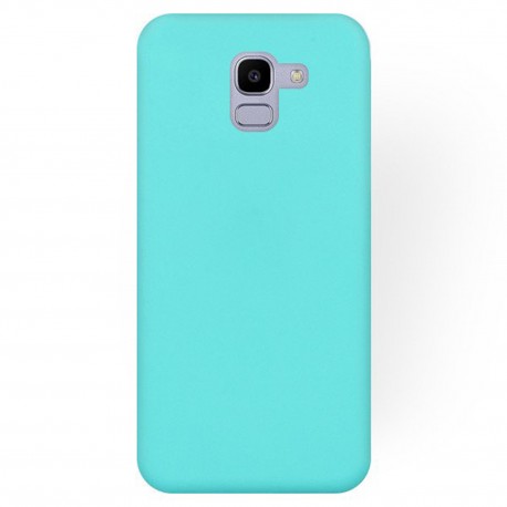 Cover per Samsung J6 2018 J600 serie Soft-Touch Stileitaliano® morbida opaca Acquamarina