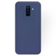 Cover per Samsung  A6 PLUS A605 J8 serie Soft-Touch Stileitaliano® morbida opaca BLU