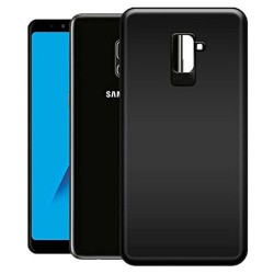 Cover per Samsung A6 Plus 2018 A610 serie Soft-Touch Stileitaliano® morbida opaca NERA