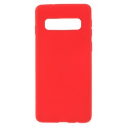 Cover per Samsung  S10 PLUS G975 serie Soft-Touch Stileitaliano® morbida opaca ROSSA