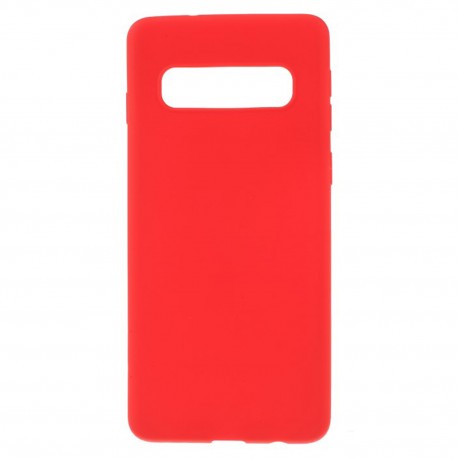 Cover per Samsung  S10 PLUS G975 serie Soft-Touch Stileitaliano® morbida opaca ROSSA