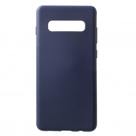 Cover per Samsung S10 PLUS G975 serie Soft-Touch Stileitaliano® morbida opaca BLU
