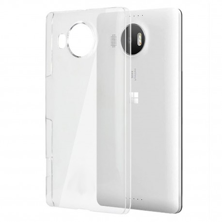 Cover Morbida per LUMIA 950 XL Nokia Serie ULTRASOFT Stileitaliano in silicone TPU sottile Trasparente
