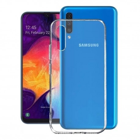 Cover Morbida per Samsung A10 A105 Serie ULTRASOFT Stileitaliano in silicone TPU sottile Trasparente