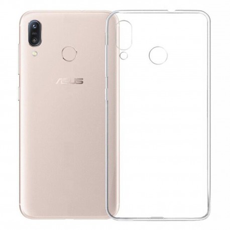 Cover Morbida per Asus Zenfone Max PRO M2 ZB631KL Serie ULTRASOFT Stileitaliano in silicone TPU sottile Trasparente