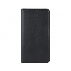 Cover per Samsung A10 A105 serie ECOPELLE Stileitaliano® Chiusura flip a libro NERA