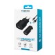 SET Caricabatterie da rete + Auto universale  cavo micro Usb 1A 5v Nero
