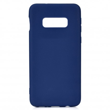 Cover per Samsung S10E G970 serie Soft-Touch Stileitaliano® morbida opaca BLU