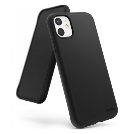 Cover per IPHONE 11 serie Soft-Touch Stileitaliano® morbida opaca NERA