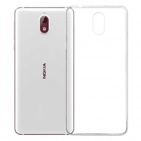 Cover Morbida per Nokia 3.1 2018 Serie ULTRASOFT Stileitaliano® in TPU Trasparente