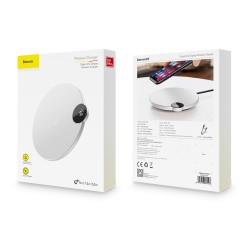 Caricabatterie WIRELESS Universale con Display Baseus 10W standard QI compatibile iPhone Samsung Huawei