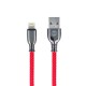 Cavo Usb per Iphone X 11 Lightning  1m Tornado  Ricarica rapida 3A Rosso