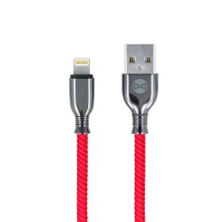 Cavo Usb per Iphone X 11 Lightning  1m Tornado  Ricarica rapida 3A Rosso