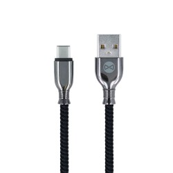 Cavo Usb TYPE-C Universale 1m Tornado  Ricarica rapida 3A NERO