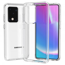 Cover Morbida per Samsung S20 Ultra G998 Serie ULTRASOFT Stileitaliano in silicone TPU sottile Trasparente