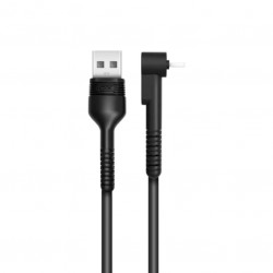 Cavo Universale usb Type-C  90 gradi 2A 1 metro NB100 supporto Nero