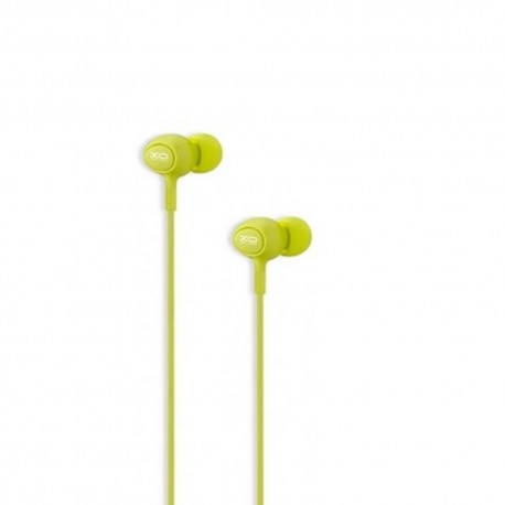 CUFFIE auricolari CON MICROFONO UNIVERSALI jack 3,5mm per Cellulari 1,2m S6 VERDI