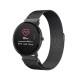 Smartwatch fitness band orologio Bluetooth SW-320 Android IOS monitoraggio cuore battito cassa alluminio Nero