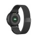 Smartwatch fitness band orologio Bluetooth SW-320 Android IOS monitoraggio cuore battito cassa alluminio Nero