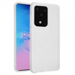 Cover Morbida per Samsung A71 A715  Serie ULTRASOFT Stileitaliano in silicone TPU sottile Trasparente