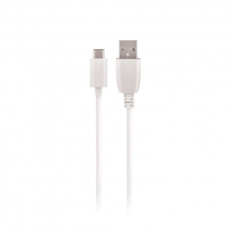Cavo USB TYPE-C FAST CHARGE 3A Universale 1 metro RICARICA RAPIDA  Maxlife Bianco