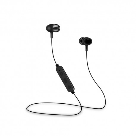 Cuffie Sport auricolari SENZA FILI Bluetooth con microfono e tasti volume Setty Nere