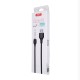 Cavo USB IPHONE iPad 11 X 8 7 5 LIGHTNING  FAST CHARGE 2.1A 2 metri NB103 RICARICA RAPIDA Bianco