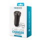 Caricabatterie da auto doppia uscita usb  Fast Charge Ricarica rapida 2.4 A  CC-03 Nero