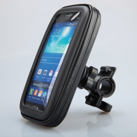 Supporto universale da bici per cellulari  misure fino a 5,1 pollici 15x9x2 cm - 