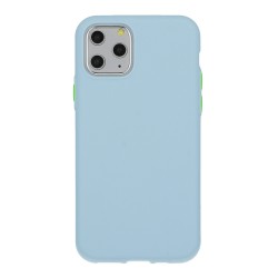 Cover per IPHONE 11 Pro  serie Soft-Touch2 Stileitaliano® morbida opaca Celeste