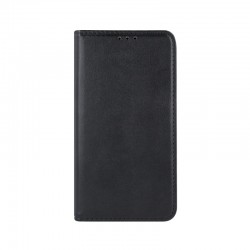 Cover per Xiaomi Redmi Note 8 Pro serie Magnetic ECOPELLE Stileitaliano® Chiusura Magnetica flip a libro Nera