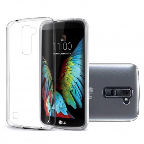 Cover Morbida per LG K10 Serie ULTRASOFT Stileitaliano® in TPU Trasparente