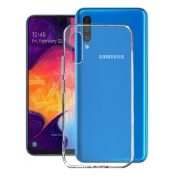Cover Morbida per Samsung A50 A505 Serie ULTRASOFT Stileitaliano in silicone TPU sottile Trasparente