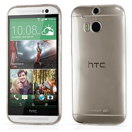 COVER MORBIDA PER HTC ONE M8 ULTRASOFT Stileitaliano®  IN SILICONE NERA - 