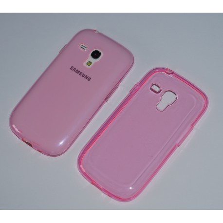 COVER MORBIDA PER GALAXY S3 MINI i8190 SAMSUNG ULTRASOFT Stileitaliano®  IN SILICONE ROSA - 