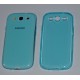 COVER MORBIDA PER  GALAXY S3 i9300 SAMSUNG ULTRASOFT Stileitaliano®  IN SILICONE CELESTE - 