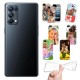Oppo Reno 5 - 5K Base1 cover morbida personalizzata Trasparente