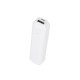 Power Bank mini 2600 mah 5v 1A USB batteria esterna portatile di emergenza rettangolare Setty  bianco