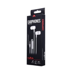 Cuffie auricolari Universali per cellulari con microfono  JACK 3,5MM Bluestar BIANCHE