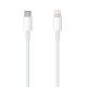 Cavo per Apple IPHONE 12 da Type-C a Lightning  Ricarica Rapida PD 18W 1 metro NB113 Bianco