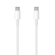 Cavo USB TYPE-C -da USB-C - Cavo USB-C - 1 metro 3A  in confezione setty Bianco