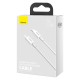 Cavo per Apple IPHONE 12 da Type-C a Lightning  Ricarica Rapida PD 20W 1,5 metro Besus Bianco
