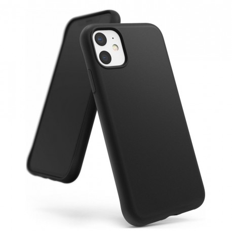 Cover per IPHONE 12 - 12 Pro serie Soft-Touch Stileitaliano® morbida opaca NERA