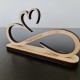 Infinito con Cuore Personalizzabile In Legno Regalo Love Idea Regalo di San Valentino